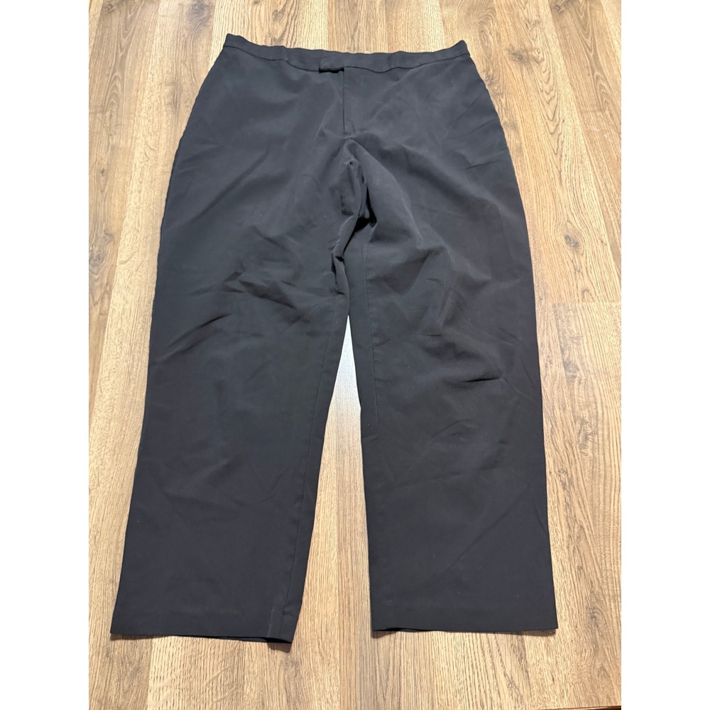 Old Navy Pants Womens Size 14 Black Trousers Straight Leg Stretch Dress Pants